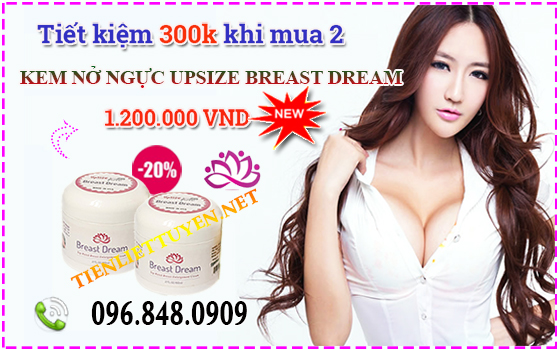 Khuyến mãi khi mua 2 hũ Kem nở ngực Upsize chính hãng